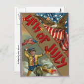 Juli Postkarte (Vorne/Hinten)