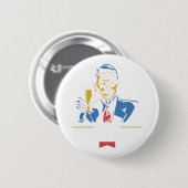 Juli Ronald Ragin Funny Beer Button (Vorne & Hinten)