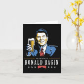 Juli Ronald Ragin Funny Beer Karte (Gelbe Blume)