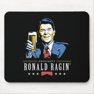 Juli Ronald Ragin Funny Beer Mousepad