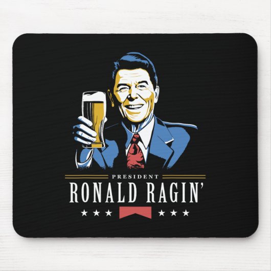 Juli Ronald Ragin Funny Beer Mousepad (Vorne)
