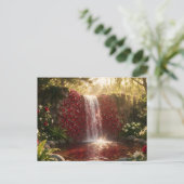 Juli Rubin Wasserfall Postkarte (Stehend Vorderseite)