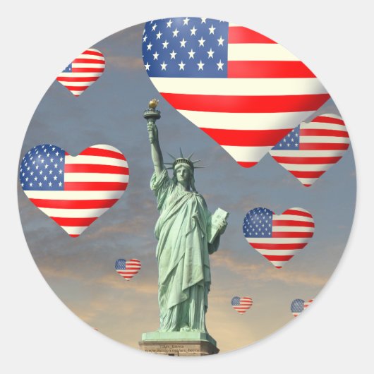 Juli Runder Aufkleber (Vorderseite)