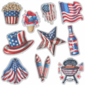 Juli Set 1 Aufkleber (Vorderseite)