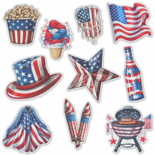 Juli Set 1 Aufkleber (Vorderseite)