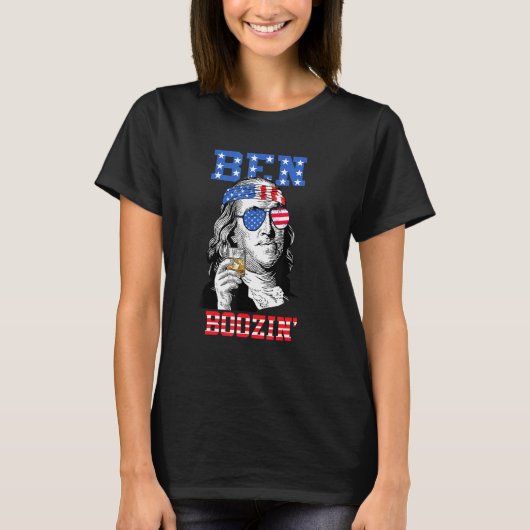 Juli Shirts für Männer Ben Drankin Ben Frankli (Vorderseite)