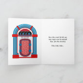 Juli Sock Hop Party Einladung (Innenseite)