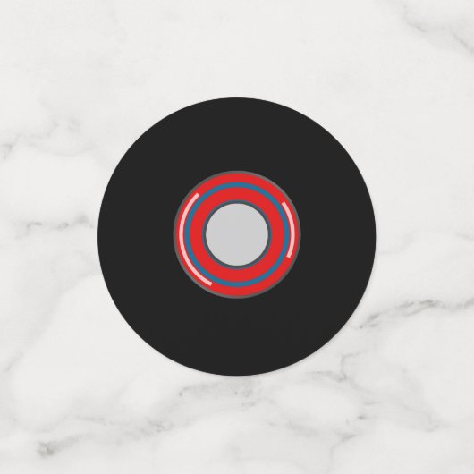 Juli Sock Hop Party Konfetti (Klein Vorderseite)