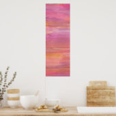 Juli Sonnenaufgang Wasserfarben Poster (Küche)