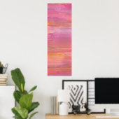 Juli Sonnenaufgang Wasserfarben Poster (Heimbüro)