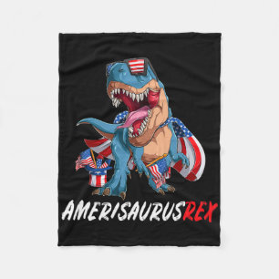 Juli T Rex America Dinosaurier Independence Day P Fleecedecke