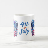 Juli. Tasse des Unabhängigkeitstages, Sonic-Tasse, (Mittel)