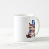 Juli Tasse | Patriotische Katze (VorderseiteRechts)