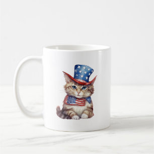 Juli Tasse   Patriotische Katze