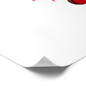 Juli Text mit Fireworks (1) Poster (Ecke)