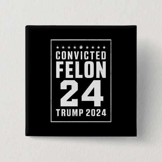 Juli Trump 2024 verurteilt Felon Button (Vorderseite)