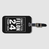 Juli Trump 2024 verurteilt Felon Gepäckanhänger (Vorderseite (Horizontal))