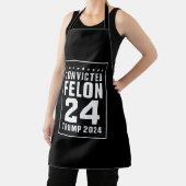 Juli Trump 2024 verurteilt Felon Schürze (InSitu)