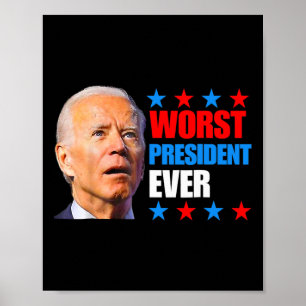 Juli Trump 2024 Wahl Worst President Ever Joe Poster