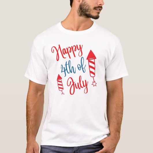 Juli und Feuerwerk T-Shirt (Vorderseite)