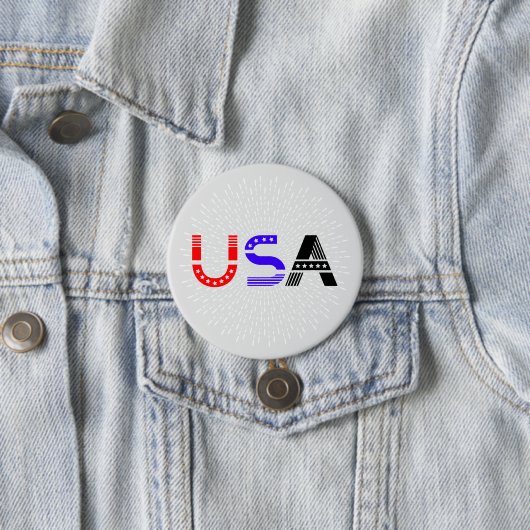 Juli USA Button (Beispiel)