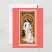Julia Arthur Vintage Poster Postkarte (Vorne/Hinten)