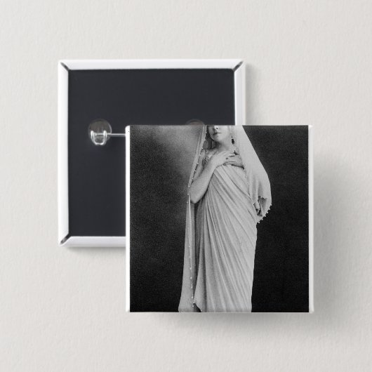 Julia Bartet "im Antigone" durch Sophocles Button (Vorne & Hinten)