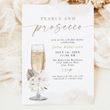 JULIA Boho Floral Pearls & Prosecco Brautparty