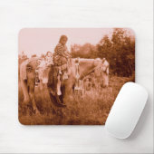 Julia - Crow-Frau Mousepad (Mit Mouse)