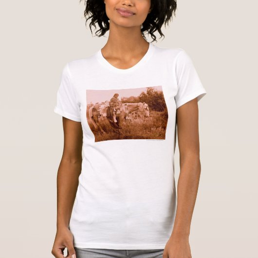 Julia - Crow-Frau T-Shirt (Vorderseite)