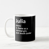 JULIA Definition Personalisiert Name Funny Birthda