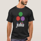 Julia Dynamic Programming Language for Computation T-Shirt (Vorderseite)
