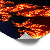 Julia Fractal Zoom Poster (Ecke)