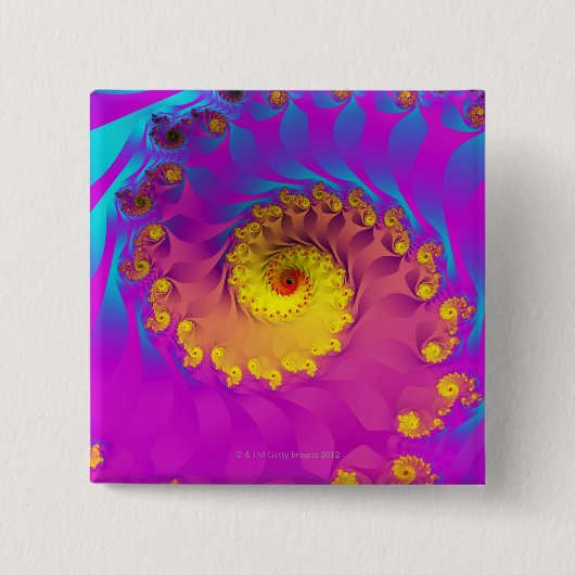 Julia Fraktal 2 Button (Vorderseite)