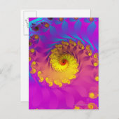 Julia Fraktal 2 Postkarte (Vorne/Hinten)