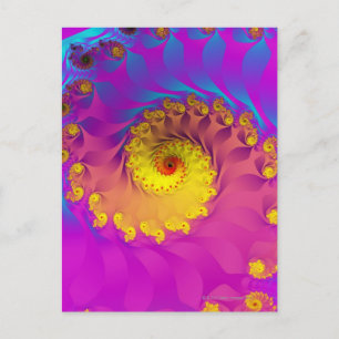 Julia Fraktal 2 Postkarte