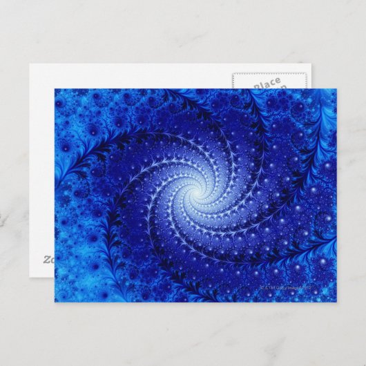 Julia Fraktal 4 Postkarte (Vorne/Hinten)