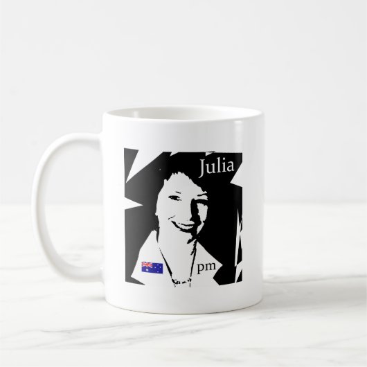 Julia Gillard Kaffeetasse (Links)