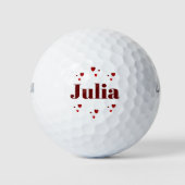 #Julia Golfbälle von dalDesignNZ (Vorderseite)