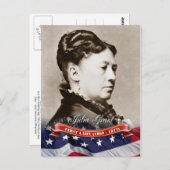 Julia Grant, First Lady der USA Postkarte (Vorne/Hinten)
