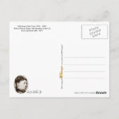 Julia Grant, First Lady der USA Postkarte (Rückseite)