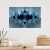 Julia in blau poster (Küche)