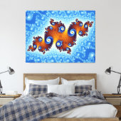 Julia Island Mandelbrot Set Leinwanddruck (Insitu (Schlafzimmer))