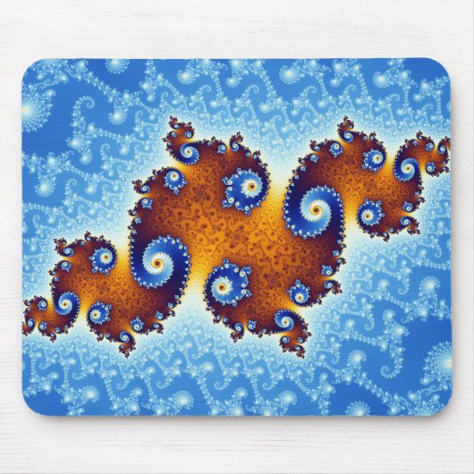Julia Island Mandelbrot Set Mousepad (Vorne)