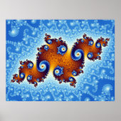 Julia Island Mandelbrot Set Poster (Vorne)