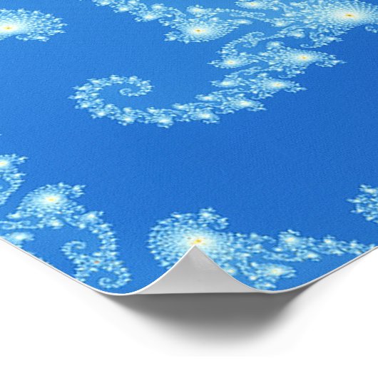Julia Island Mandelbrot Set Poster (Ecke)