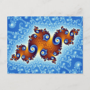 Julia Island Mandelbrot Set Postkarte