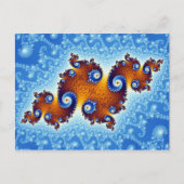 Julia Island Mandelbrot Set Postkarte (Vorderseite)