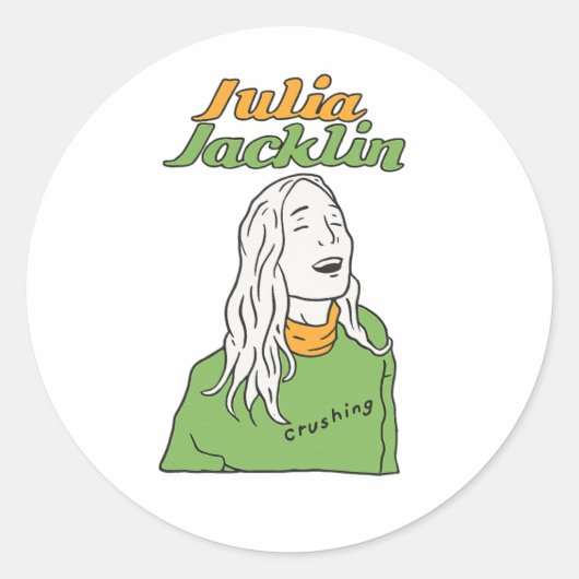 Julia Jacklin Runder Aufkleber (Vorderseite)