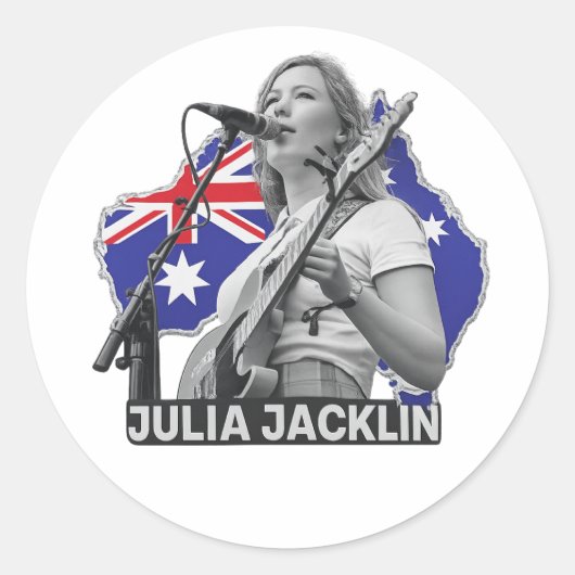 Julia Jacklin Runder Aufkleber (Vorderseite)
